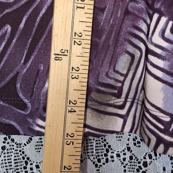 2 piece top set  grape purple swirls - Picture 4 of 9